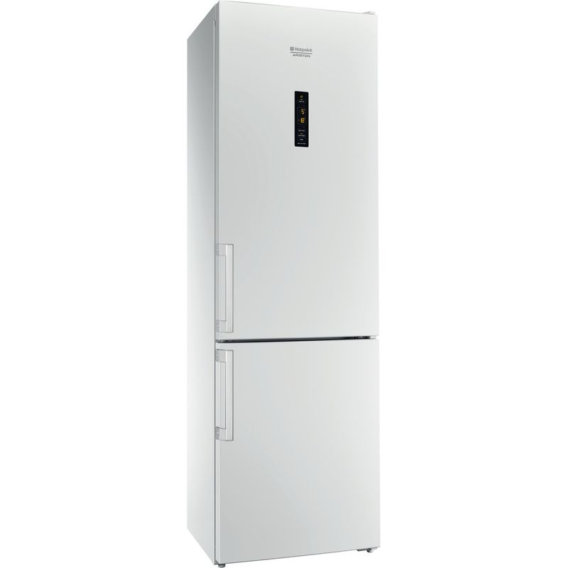 Hotpoint_Ariston-Комбинированные-холодильники-Отдельностоящий-HFP-7200-WO-Белый-2-doors-Perspective