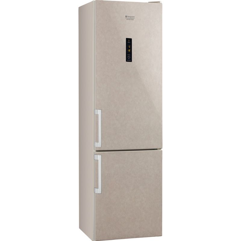 Hotpoint_Ariston-Комбинированные-холодильники-Отдельностоящий-HFP-7200-MO-Мраморный-2-doors-Perspective