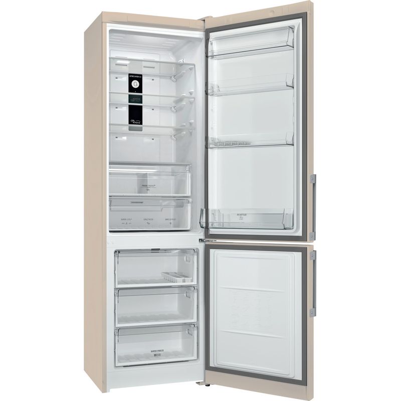 Hotpoint_Ariston-Комбинированные-холодильники-Отдельностоящий-HFP-7200-MO-Мраморный-2-doors-Perspective-open