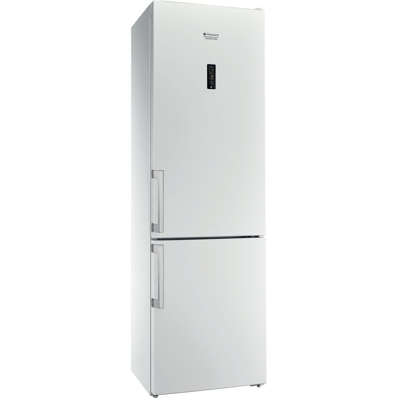 Hotpoint_Ariston-Комбинированные-холодильники-Отдельностоящий-HFP-6200-W-Белый-2-doors-Perspective