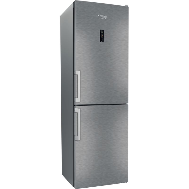 Hotpoint_Ariston-Комбинированные-холодильники-Отдельностоящий-HFP-6200-X-Нержавеющая-сталь-2-doors-Perspective