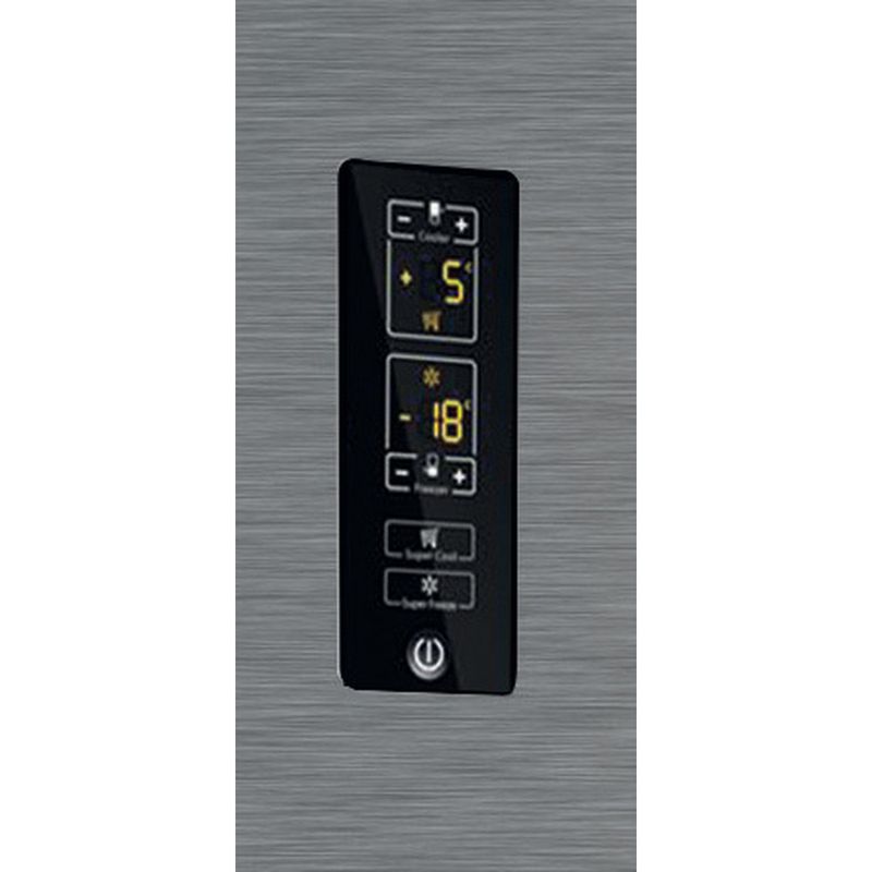 Hotpoint_Ariston-Комбинированные-холодильники-Отдельностоящий-HFP-6200-X-Нержавеющая-сталь-2-doors-Control-panel