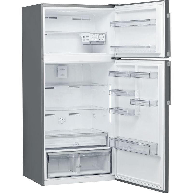 Hotpoint_Ariston-Комбинированные-холодильники-Отдельностоящий-HA84TE-72-XO3-Нержавеющая-сталь-2-doors-Perspective-open