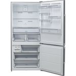 Hotpoint_Ariston-Комбинированные-холодильники-Отдельностоящий-HA84BE-72-XO3-Нержавеющая-сталь-2-doors-Frontal-open