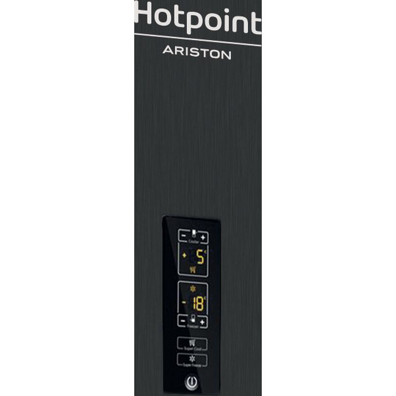 Hotpoint_Ariston-Комбинированные-холодильники-Отдельностоящий-HDF-620-BX-Черная-сталь-2-doors-Control-panel