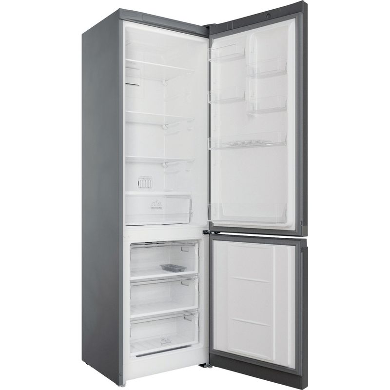 Hotpoint_Ariston-Комбинированные-холодильники-Отдельностоящий-HTS-5200-S-Серебристый-2-doors-Perspective-open