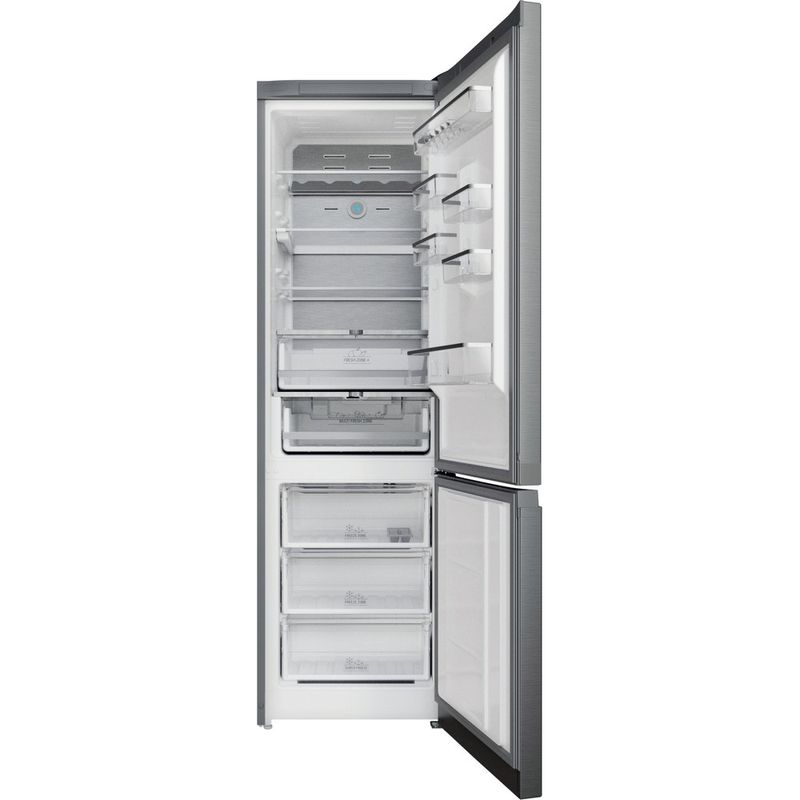 Hotpoint_Ariston-Комбинированные-холодильники-Отдельностоящий-HTS-9202I-SX-O3-Saturn-Steel-2-doors-Frontal-open