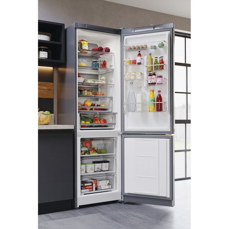 Hotpoint_Ariston-Комбинированные-холодильники-Отдельностоящий-HTS-9202I-SX-O3-Saturn-Steel-2-doors-Lifestyle-perspective-open