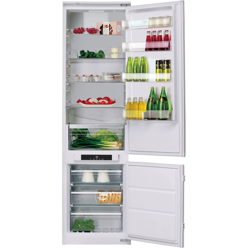 Hotpoint_Ariston-Комбинированные-холодильники-Встраиваемая-B-20-A1-FV-C-HA-Белый-2-doors-Frontal-open