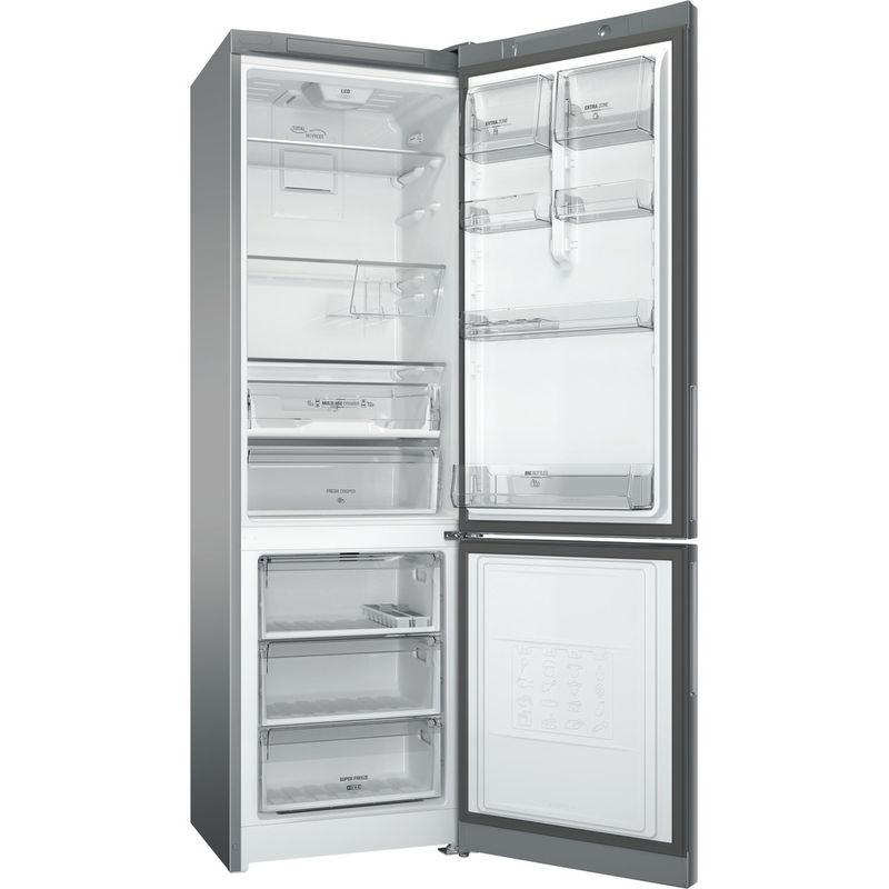 Hotpoint_Ariston-Комбинированные-холодильники-Отдельностоящий-HF-5201-X-R-Нержавеющая-сталь-2-doors-Perspective-open