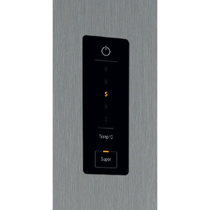 Hotpoint_Ariston-Комбинированные-холодильники-Отдельностоящий-HF-5201-X-R-Нержавеющая-сталь-2-doors-Control-panel