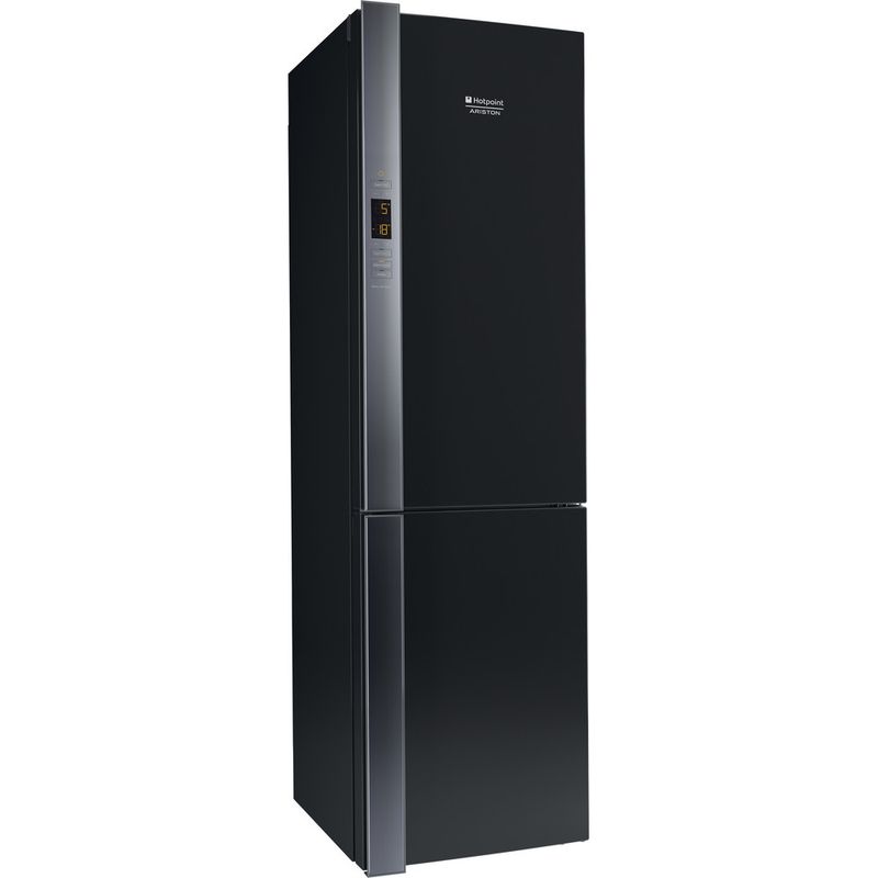 Hotpoint_Ariston-Комбинированные-холодильники-Отдельностоящий-HF-9201-B-RO-Черный-2-doors-Perspective