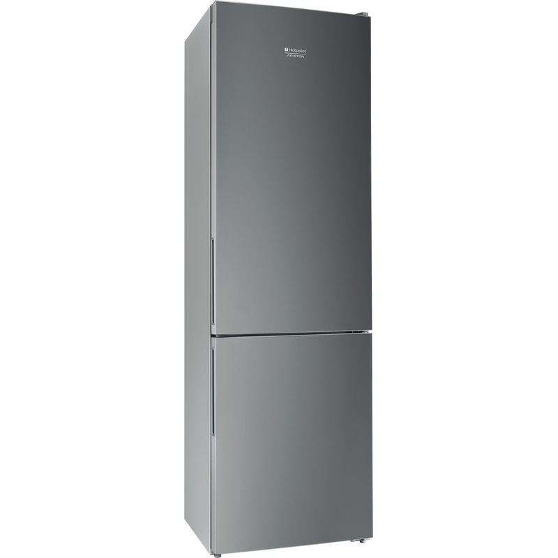 Hotpoint_Ariston-Комбинированные-холодильники-Отдельностоящий-HF-4200-S-Серебристый-2-doors-Perspective