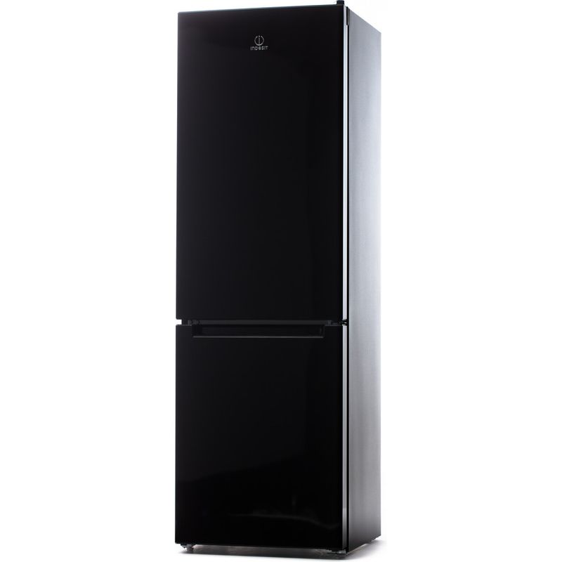 Indesit-Холодильник-с-морозильной-камерой-Отдельностоящий-DS-318-B-Черный-2-doors-Perspective