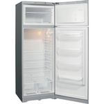 Indesit-Холодильник-с-морозильной-камерой-Отдельностоящий-TIA-16-S-Серебристый-2-doors-Perspective-open