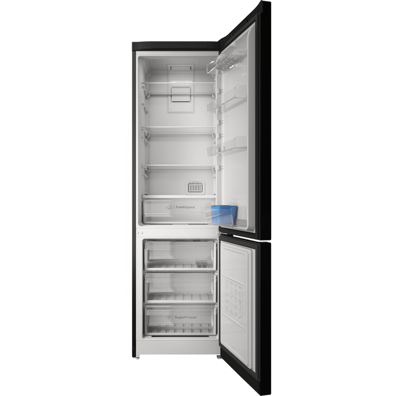 Indesit-Холодильник-с-морозильной-камерой-Отдельностоящий-ITS-5200-B-Черный-2-doors-Frontal-open