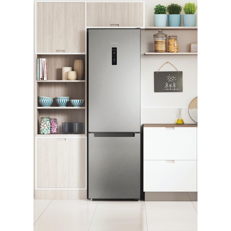 Indesit-Холодильник-с-морозильной-камерой-Отдельностоящий-ITS-5200-X-Inox-2-doors-Lifestyle-frontal