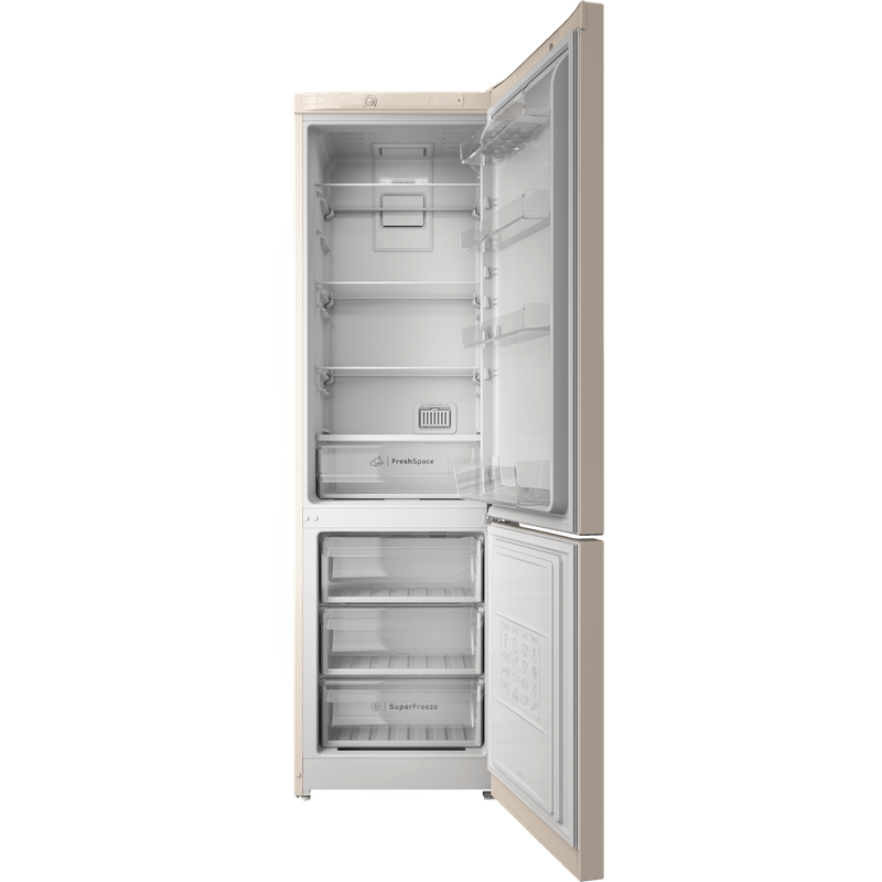 Indesit-Холодильник-с-морозильной-камерой-Отдельностоящий-ITS-4200-E-Розово-белый-2-doors-Frontal-open