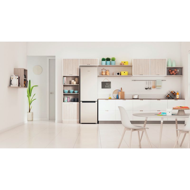 Indesit-Холодильник-с-морозильной-камерой-Отдельностоящий-ITS-4200-E-Розово-белый-2-doors-Lifestyle-frontal