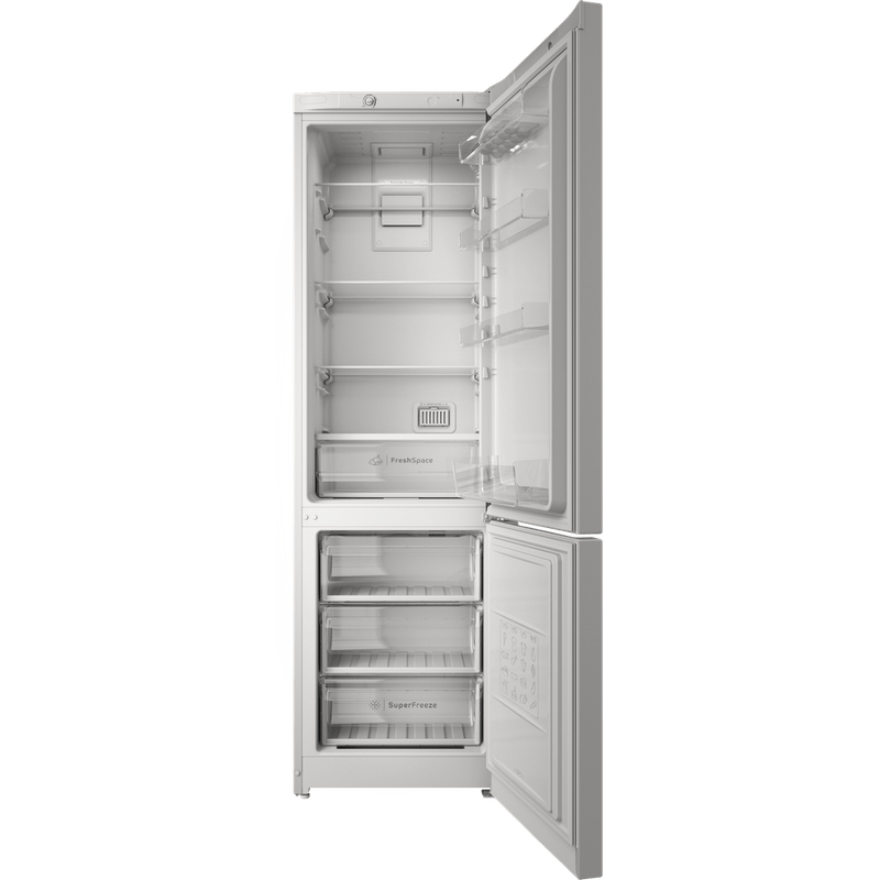 Indesit-Холодильник-с-морозильной-камерой-Отдельностоящий-ITS-4200-W-Белый-2-doors-Frontal-open