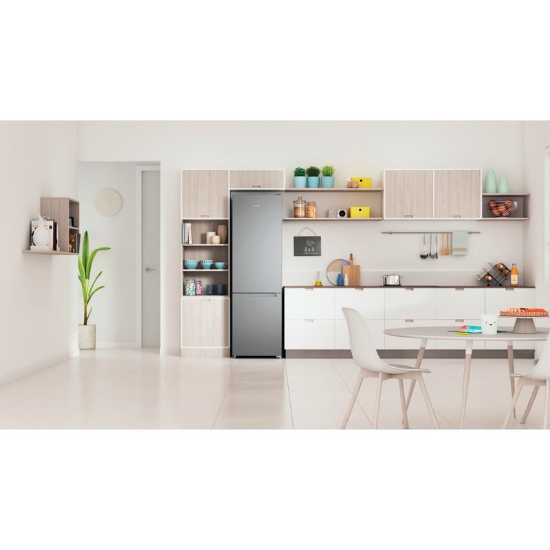 Indesit-Холодильник-с-морозильной-камерой-Отдельностоящий-ITS-4200-S-Серебристый-2-doors-Lifestyle-frontal