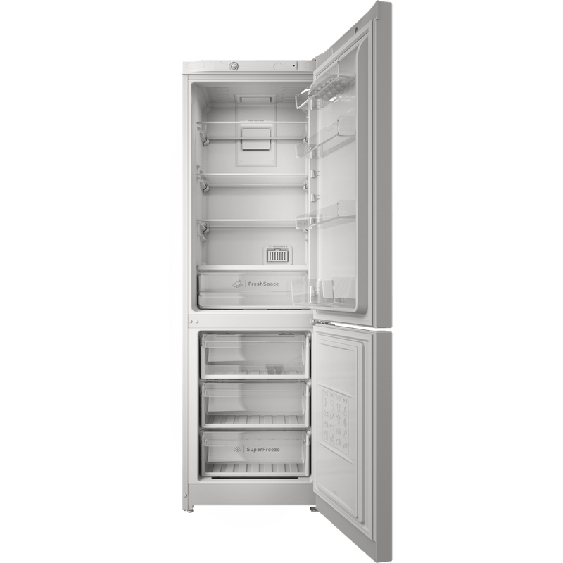 Indesit-Холодильник-с-морозильной-камерой-Отдельностоящий-ITS-4180-W-Белый-2-doors-Frontal-open