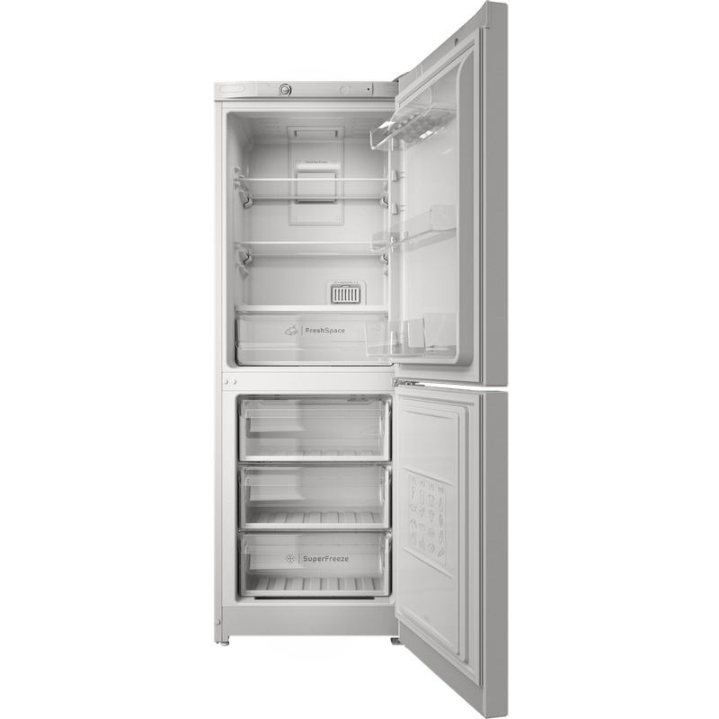 Indesit-Холодильник-с-морозильной-камерой-Отдельностоящий-ITS-4160-W-Белый-2-doors-Frontal-open
