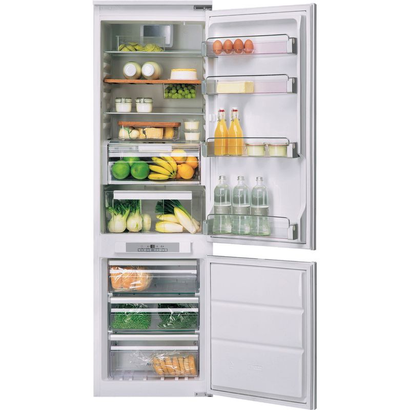 Kitchenaid-Холодильник-с-морозильной-камерой-Встроенная-KCBCS-18600-Белый-2-doors-Frontal-open