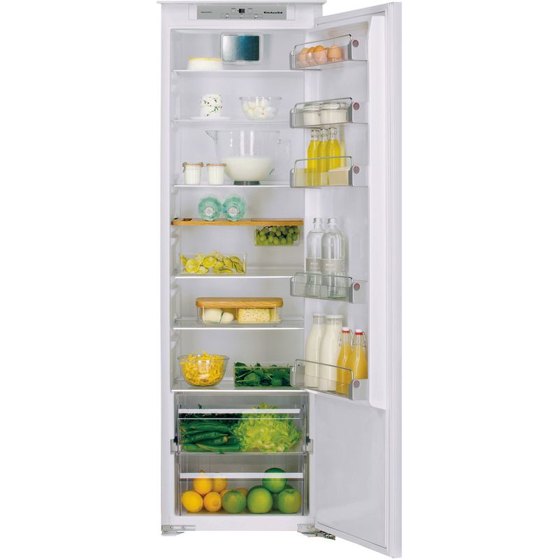 Kitchenaid-Холодильник-Встроенная-KCBNS-18602-Белый-Frontal-open