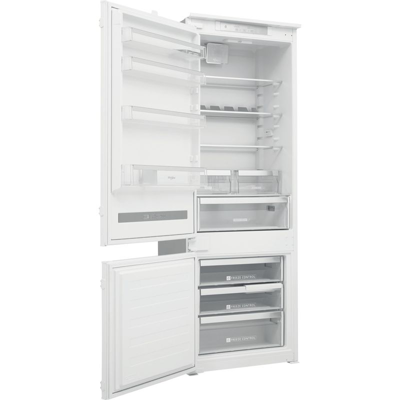 Whirlpool-Холодильник-с-морозильной-камерой-Встроенная-SP40-801-EU-Белый-2-doors-Perspective-open