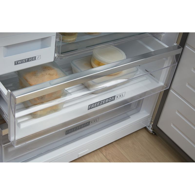 Whirlpool-Холодильник-с-морозильной-камерой-Отдельно-стоящий-W84BE-72-X-Нержавеющая-сталь-2-doors-Drawer