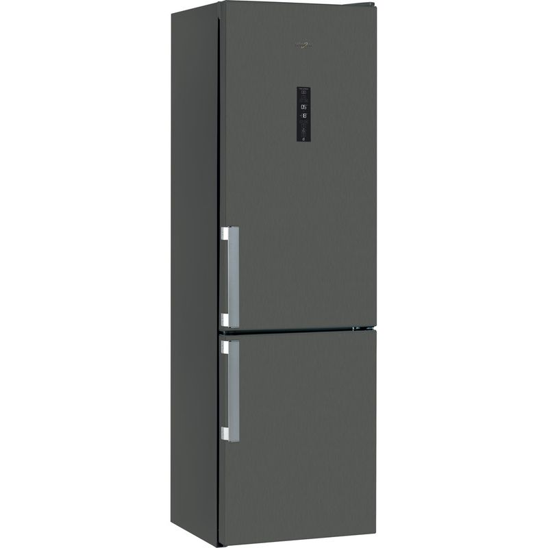 Whirlpool-Холодильник-с-морозильной-камерой-Отдельно-стоящий-WTNF-923-BX-Черный-Inox-2-doors-Perspective