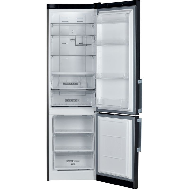Whirlpool-Холодильник-с-морозильной-камерой-Отдельно-стоящий-WTNF-923-BX-Черный-Inox-2-doors-Frontal-open