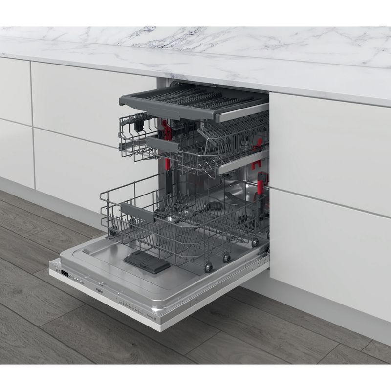 Whirlpool-Посудомоечная-машина-Встроенная-WI-7020-PEF-Full-integrated-A-Perspective-open