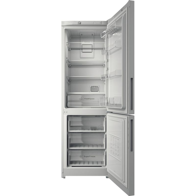 Indesit-Холодильник-с-морозильной-камерой-Отдельностоящий-ITD-4180-W-Белый-2-doors-Frontal-open