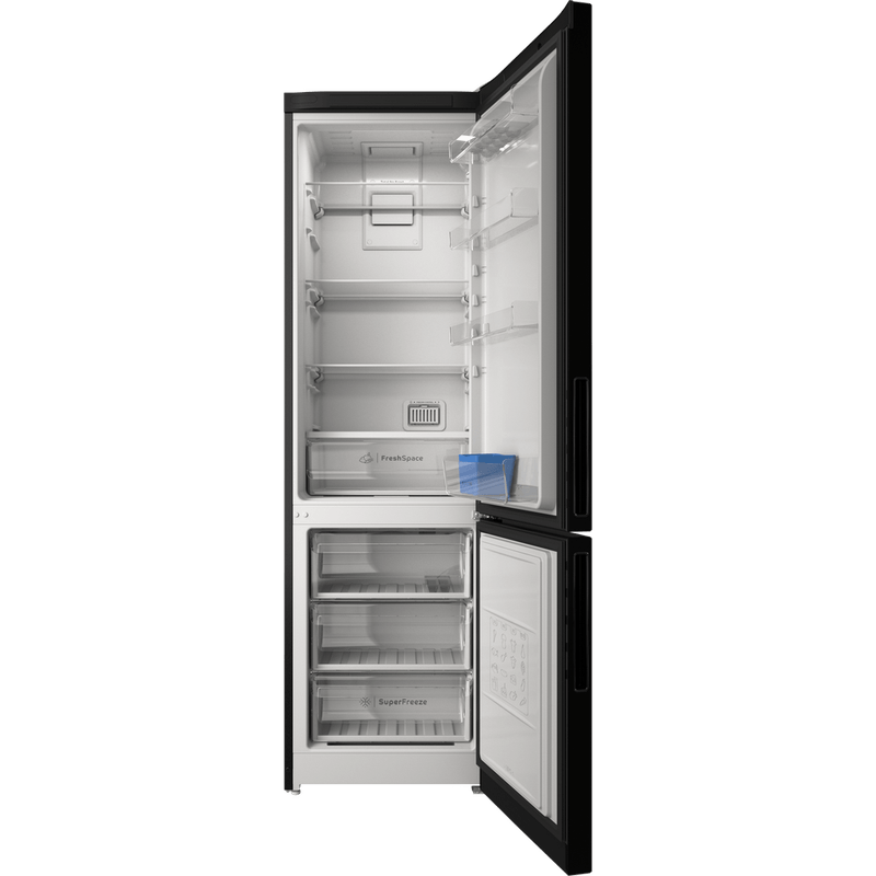 Indesit-Холодильник-с-морозильной-камерой-Отдельностоящий-ITR-5200-B-Черный-2-doors-Frontal-open