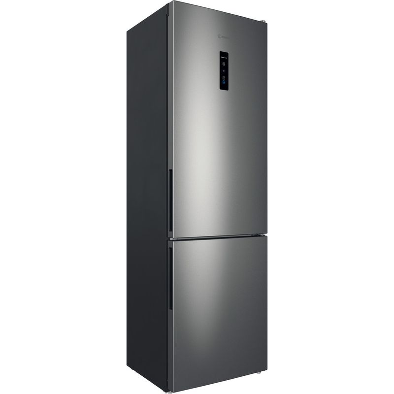 Indesit-Холодильник-с-морозильной-камерой-Отдельностоящий-ITD-5200-S-Серебристый-2-doors-Perspective
