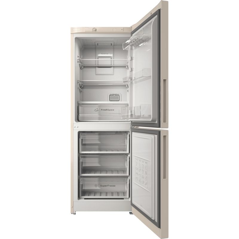 Indesit-Холодильник-с-морозильной-камерой-Отдельностоящий-ITR-4160-E-Розово-белый-2-doors-Frontal-open