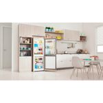 Indesit-Холодильник-с-морозильной-камерой-Отдельностоящий-ITR-4160-E-Розово-белый-2-doors-Lifestyle-perspective-open