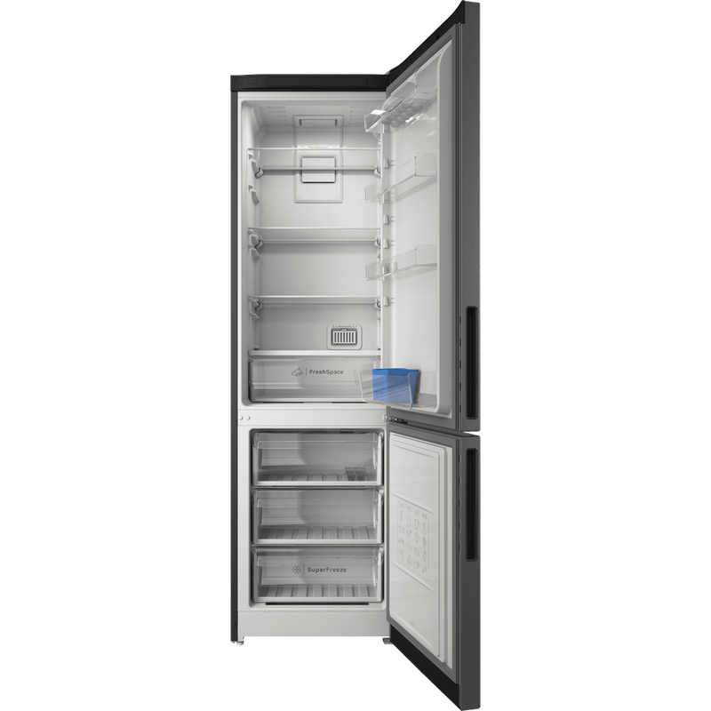 Indesit-Холодильник-с-морозильной-камерой-Отдельностоящий-ITR-5200-S-Серебристый-2-doors-Frontal-open