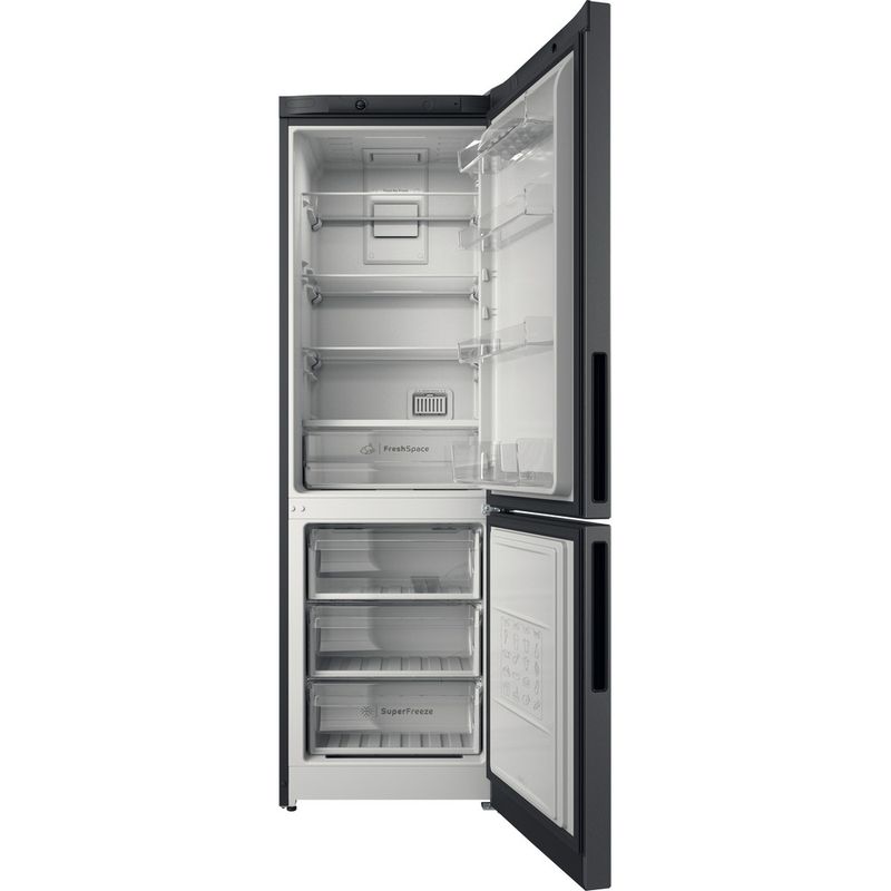 Indesit-Холодильник-с-морозильной-камерой-Отдельностоящий-ITD-4180-S-Серебристый-2-doors-Frontal-open