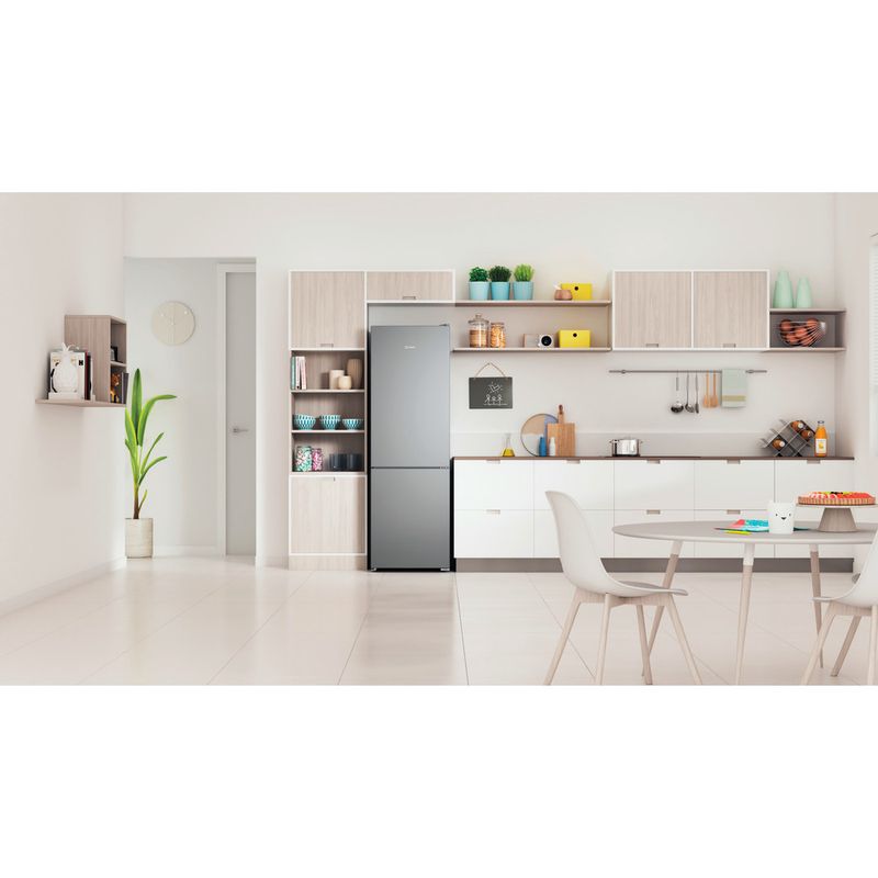 Indesit-Холодильник-с-морозильной-камерой-Отдельностоящий-ITD-4180-S-Серебристый-2-doors-Lifestyle-frontal