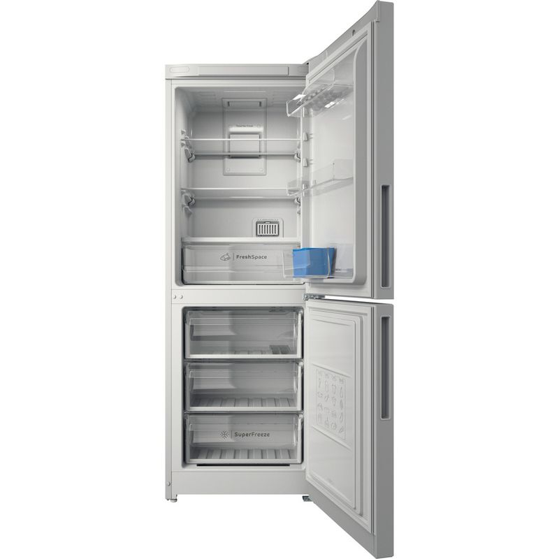 Indesit-Холодильник-с-морозильной-камерой-Отдельностоящий-ITR-5160-W-Белый-2-doors-Frontal-open