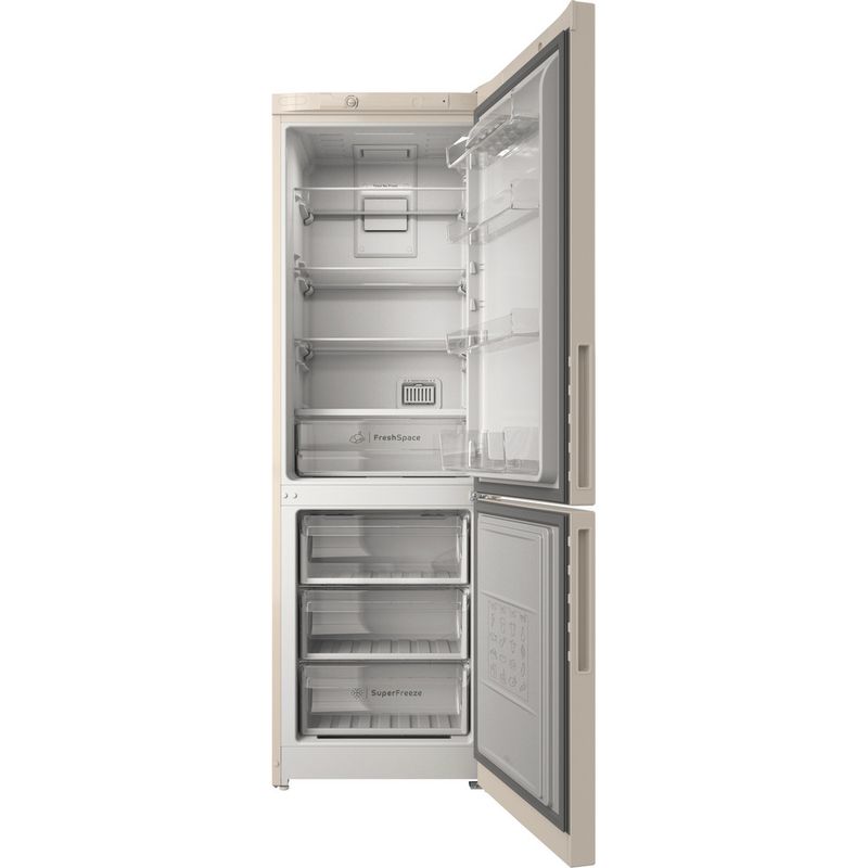 Indesit-Холодильник-с-морозильной-камерой-Отдельностоящий-ITR-4180-E-Розово-белый-2-doors-Frontal-open