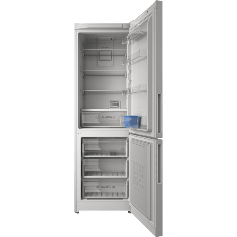 Indesit-Холодильник-с-морозильной-камерой-Отдельностоящий-ITR-5180-W-Белый-2-doors-Frontal-open