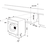 Indesit-Стиральная-машина-Встраиваемый-BI-WMIL-71252-EU-Белый-Фронтальная-загрузка-A-Technical-drawing