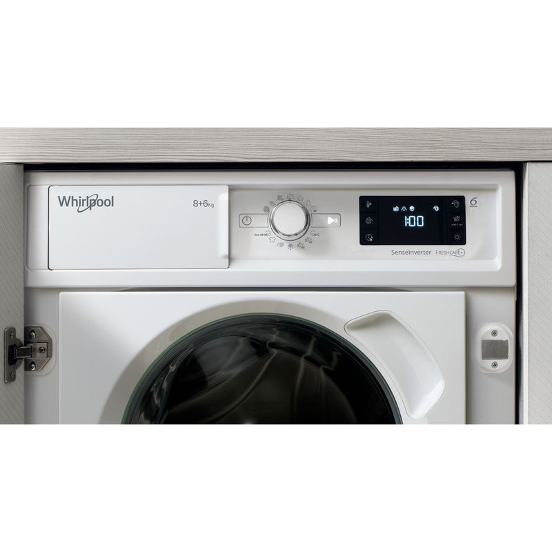 Whirlpool-Стиральная-машина-с-сушкой-Встроенная-BI-WDWG-861484-EU-Белый-Фронтальная-загрузка-Control-panel