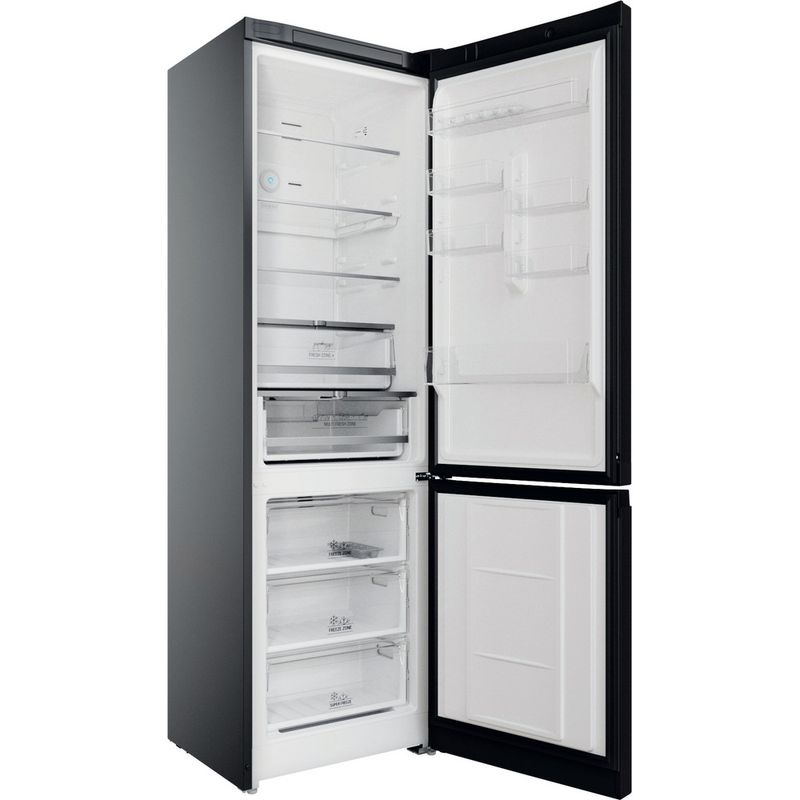 Hotpoint_Ariston-Комбинированные-холодильники-Отдельностоящий-HTS-8202I-BX-O3-Черная-сталь-2-doors-Perspective-open