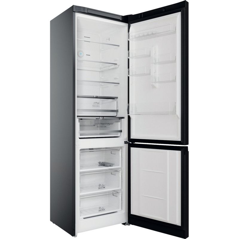 Hotpoint_Ariston-Комбинированные-холодильники-Отдельностоящий-HTR-8202I-BX-O3-Черная-сталь-2-doors-Perspective-open