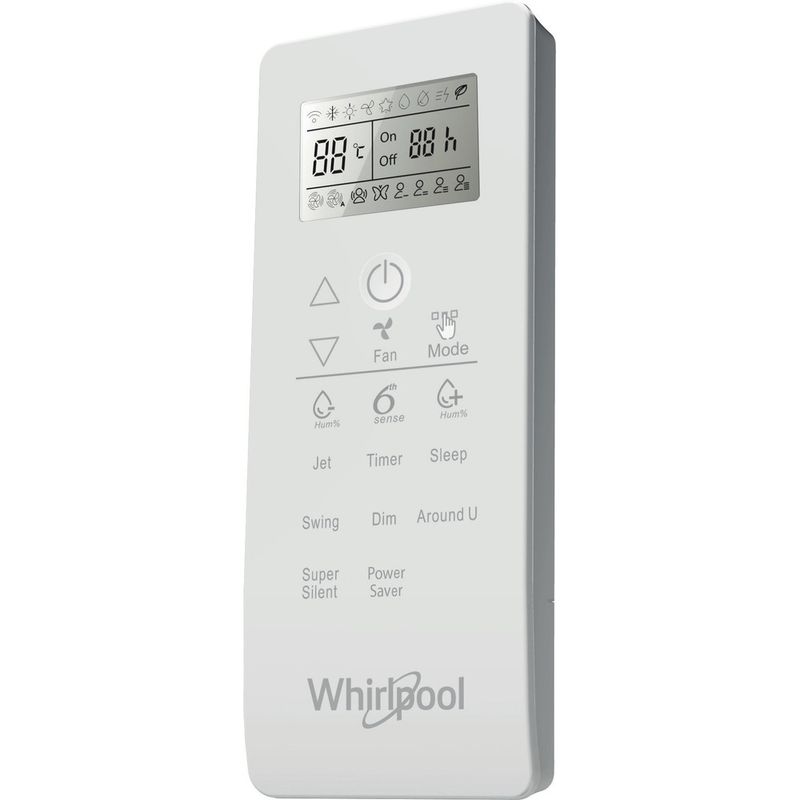Whirlpool-Air-Conditioner-WHI49LB-A-Инверторный-Белый-Control-panel